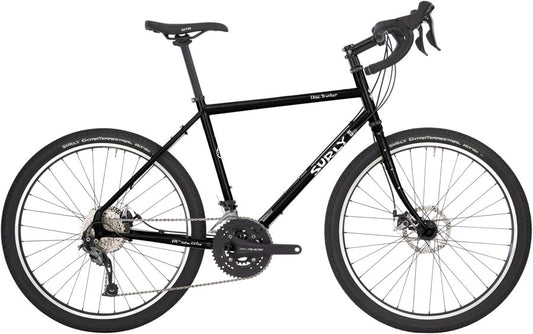 Disc Trucker Bike - 700c Steel Hi-Viz Black 64cm - Bicycle Warehouse