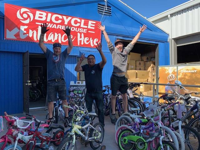 Bicycle Warehouse donation