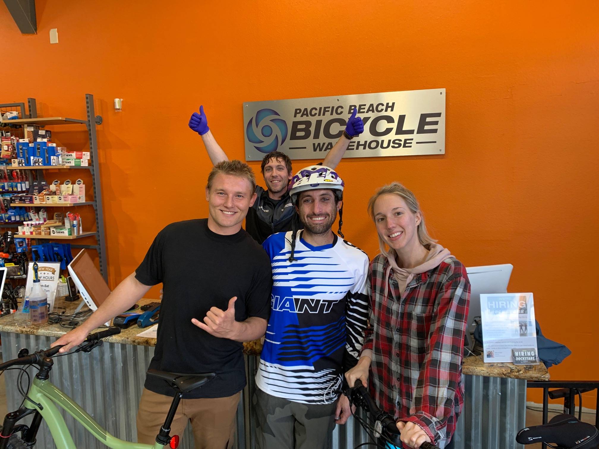 Bicycle Warehouse team