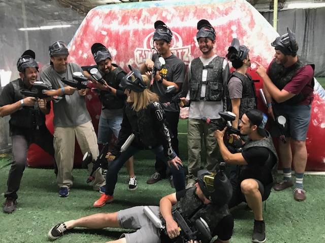 Bicycle Warehouse paintball excursion 